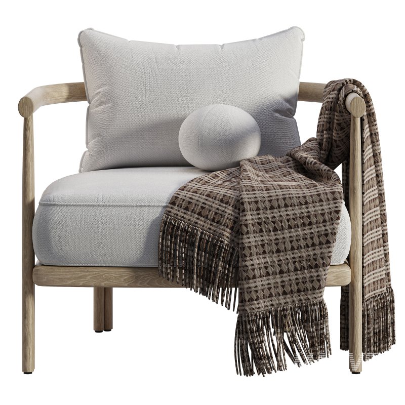 Cove Teak Lounge Chair-Harbour - Image 2