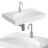 White Stone Flat Washbasin - Thumbnail 1
