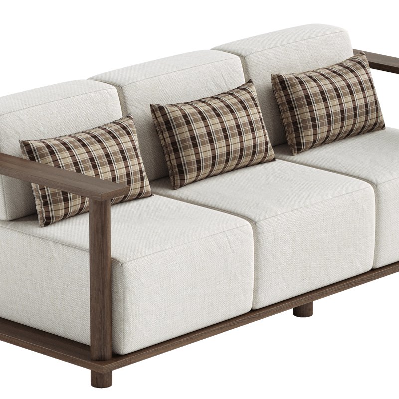 Pinet Teak Outdoor Sofa - Image 6