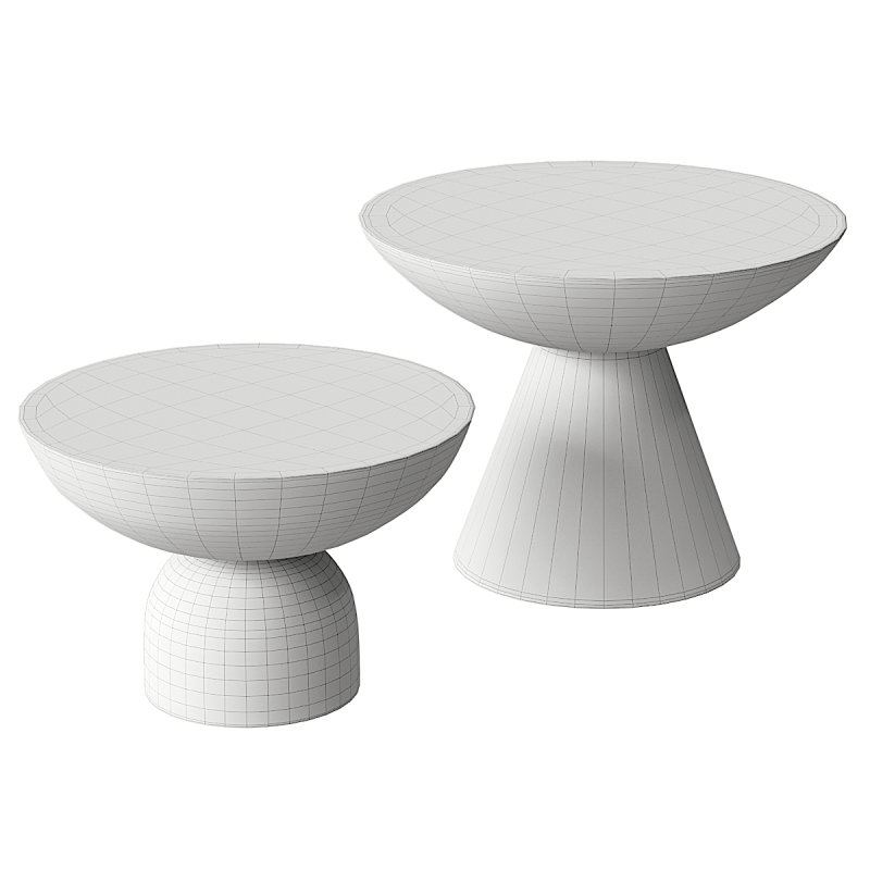 Metal side table set by Celise from Mica Decorations - Image 2