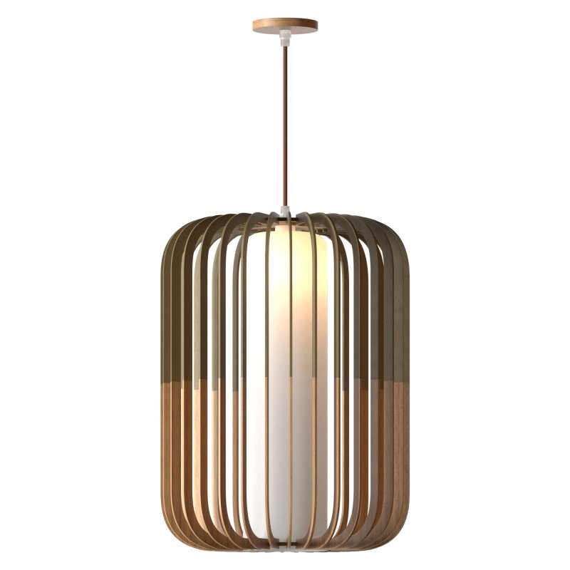 Nordic Wooden Pendant Lamp - Image 2