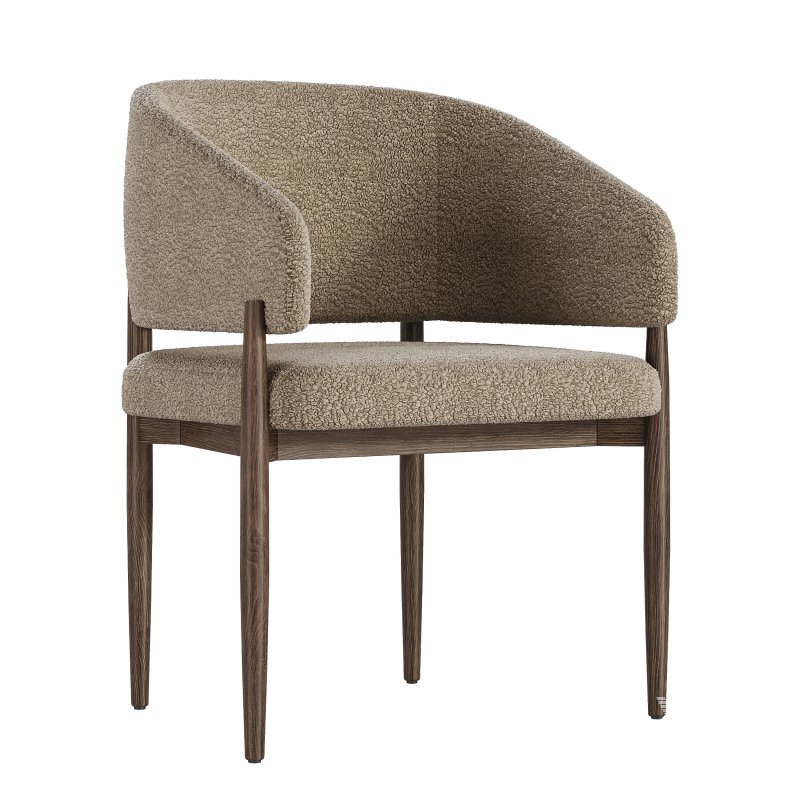 EVA FABRIC DINING ARMCHAIR - Image 4
