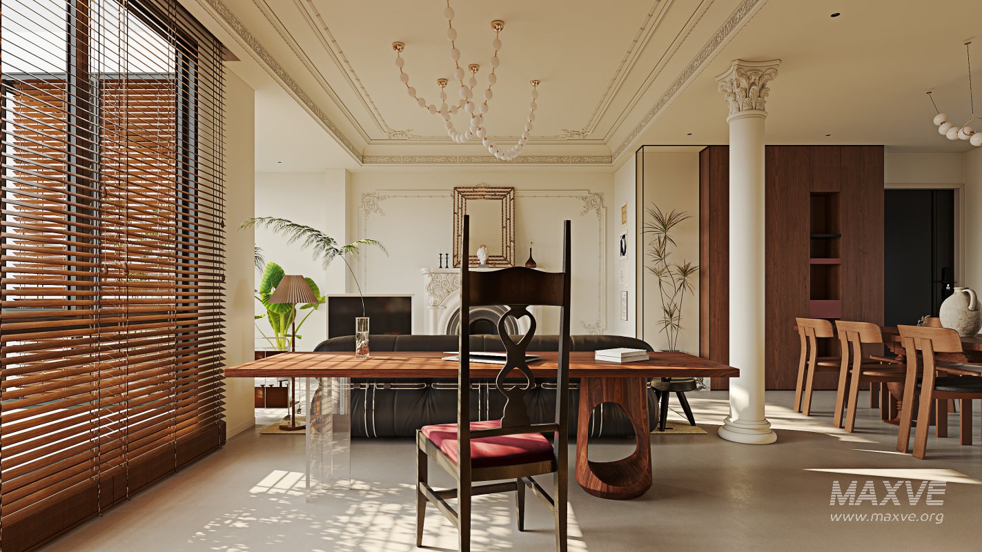 Luxurious living room and dining room - Image 8