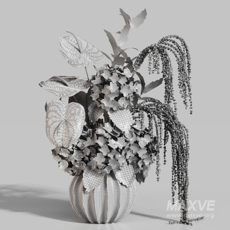 Ivory Hydrangea in a Calm Floral Scene - Image 4