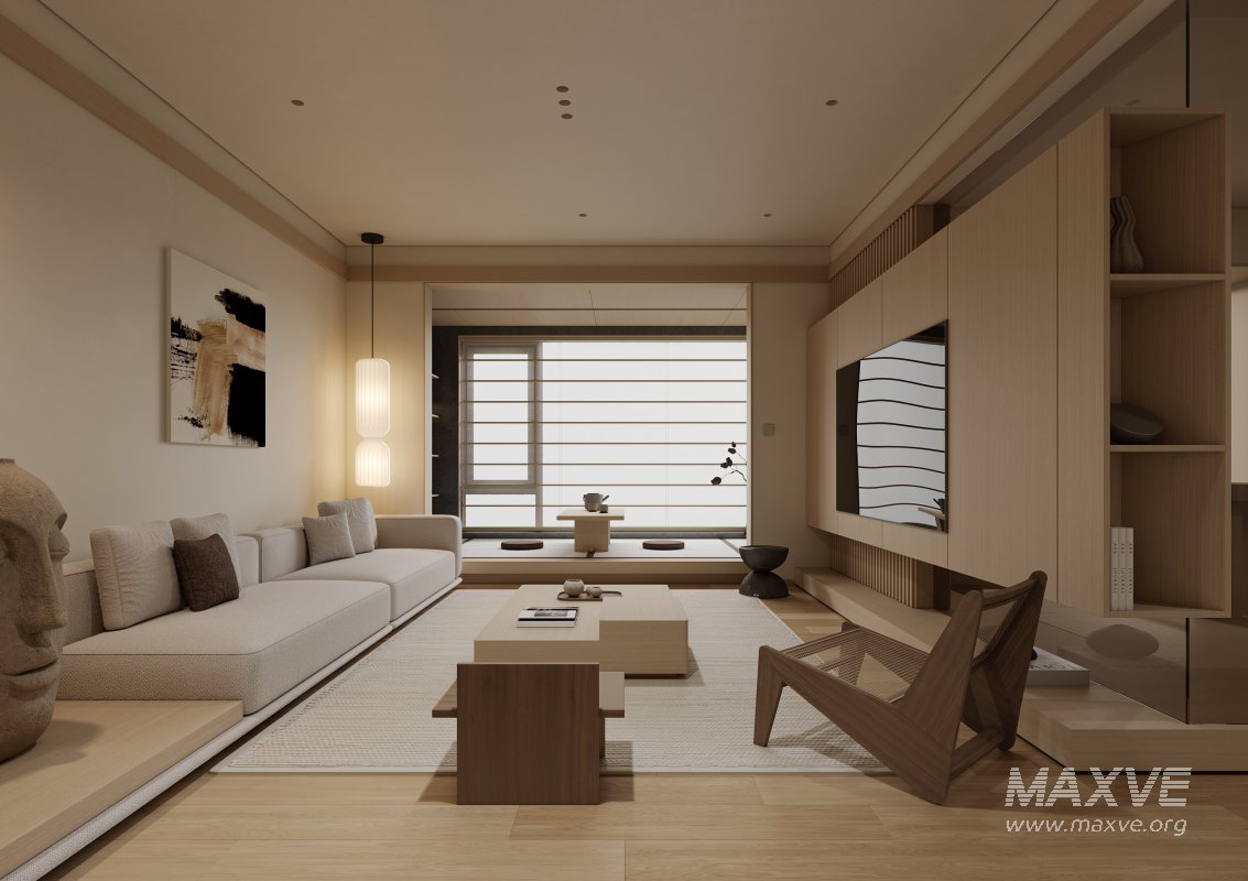 Japanese Living Room Dining Room - Image 1