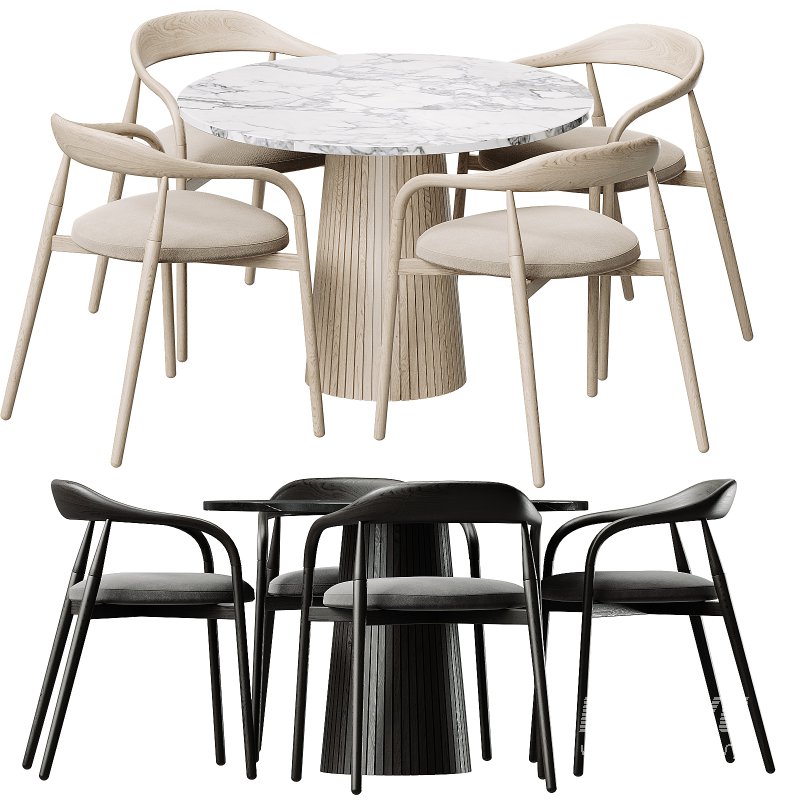Dining set 06 - Image 2