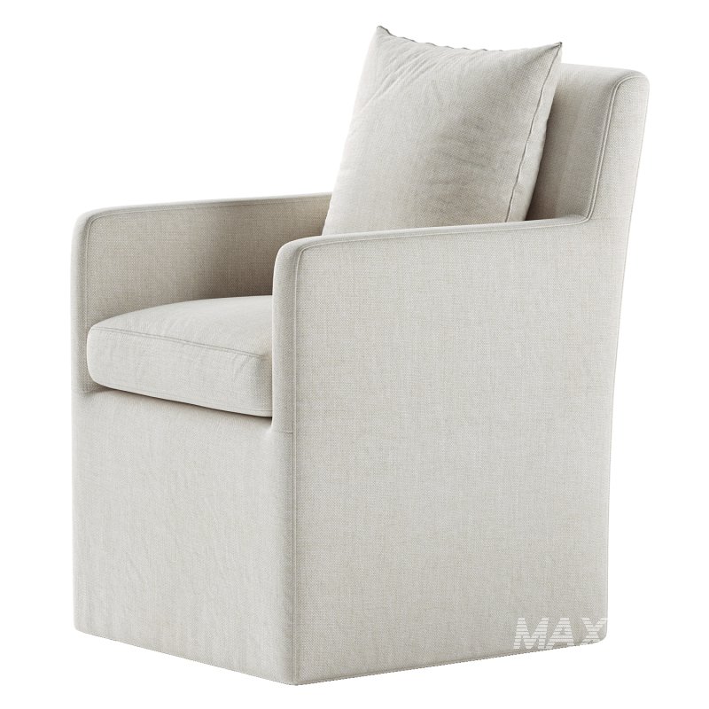 Glenrose Wheeled Dining Armchair - Image 7