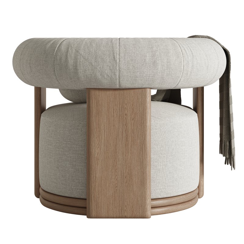 Collins Swivel Lounge Chair-Harbour - Image 4