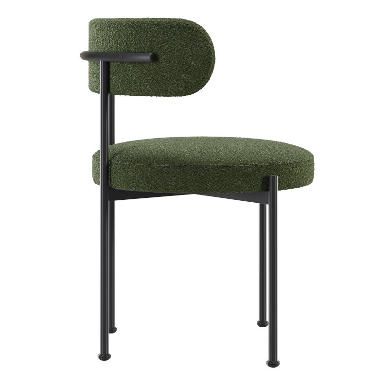 INESSE BOUCLE DINING CHAIR-CB2 - Image 3