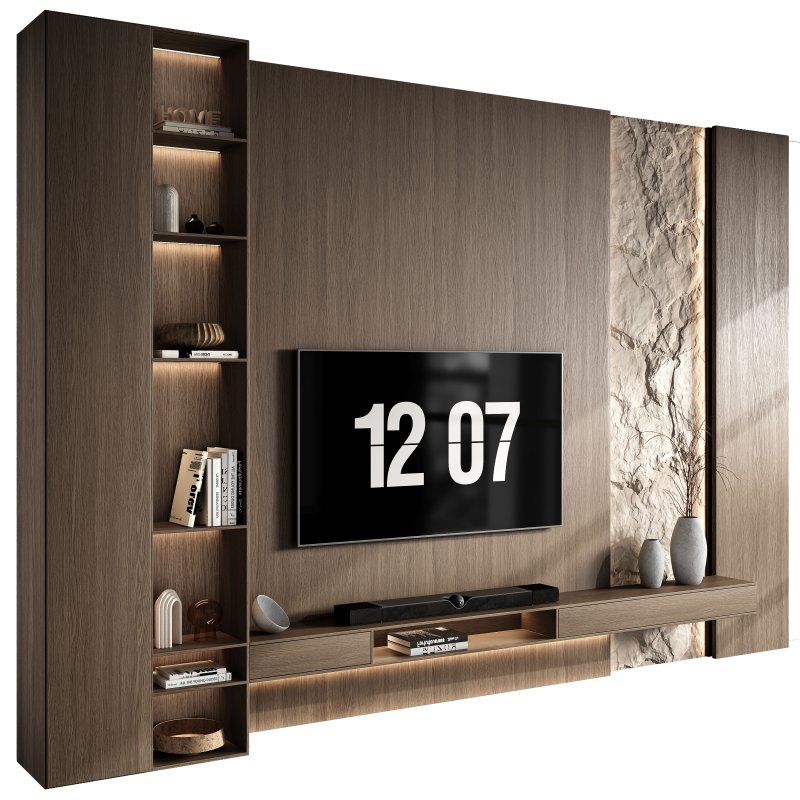 TV Wall-Set 03 - Image 1