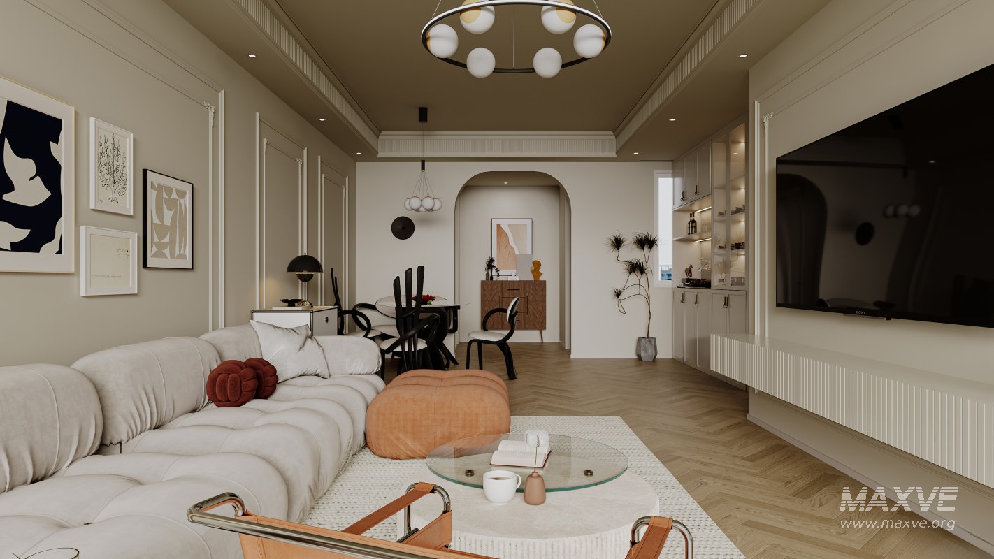 Luxurious living room and dining room - Image 4