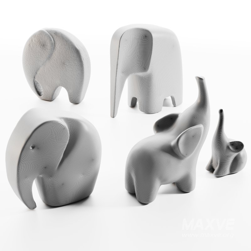 Elephant sculptures - Image 9