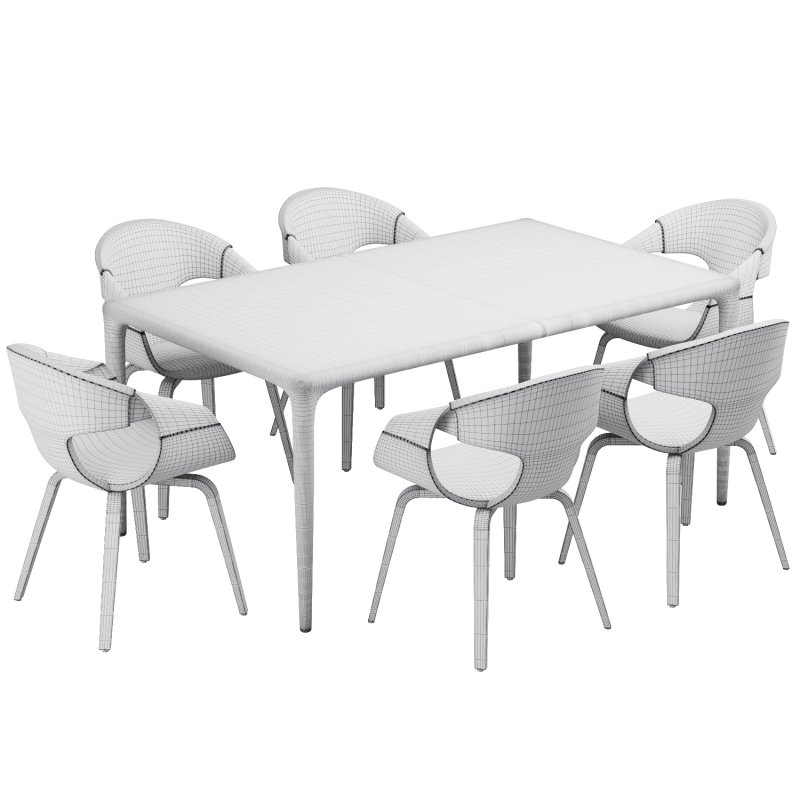 Dinning chair and table296 - Image 3