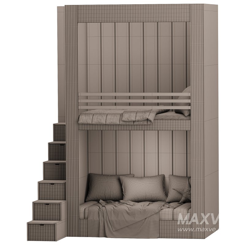 Childrens bunk bed 28 - Image 4