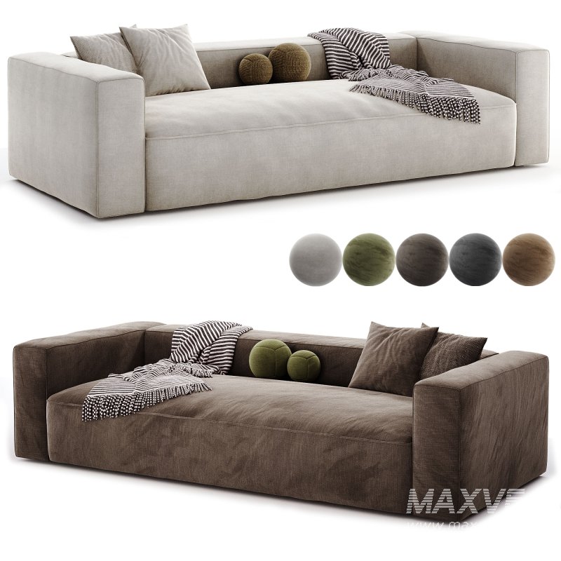 Bulky 2-sits sofa - Image 1