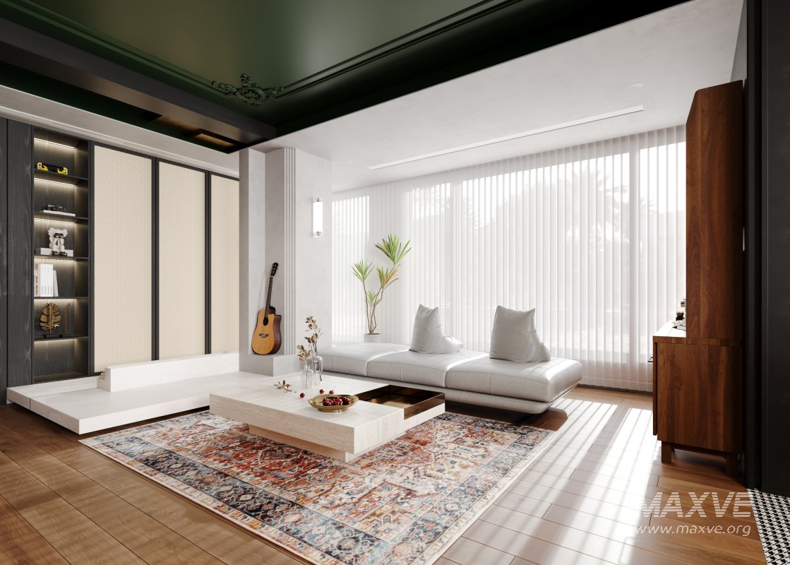 Luxurious living room and dining room kitchen - Image 2