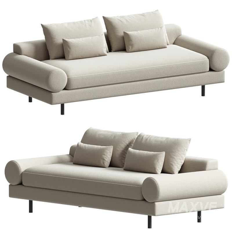 Retro Roll Arm Sofa set - Image 3