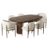 EVA FABRIC DINING CHAIR AND TABLE-RH - Thumbnail 2