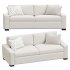 Remington Luxury King Sleeper Sofa in Wiley Parchment - Thumbnail 3