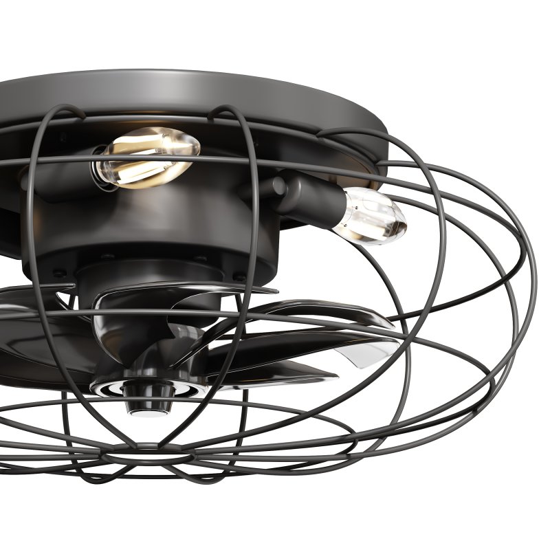 Vintage Iron Remote Control Ceiling Fan light - Image 6