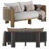 Palm Beach Teak 2 Seat Sofa-Harbour - Thumbnail 4