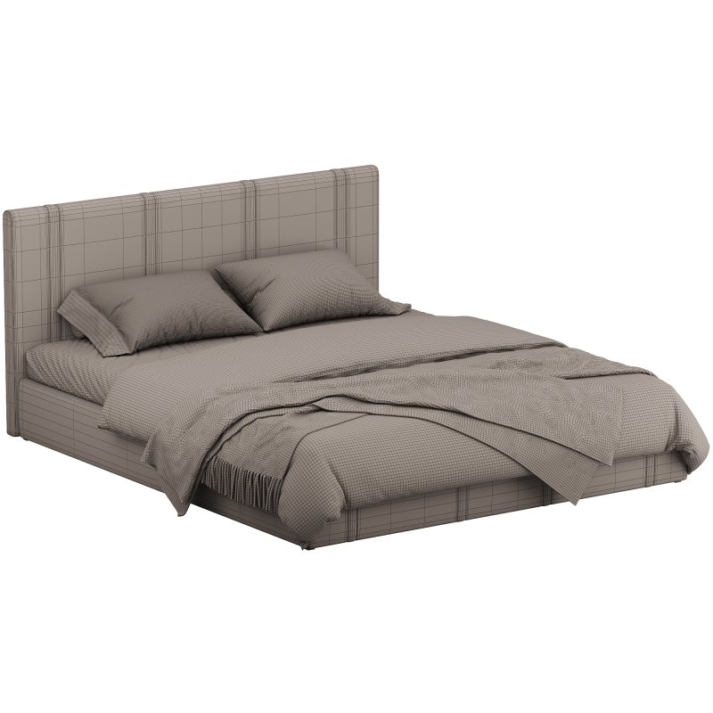 White eco leather bed - Image 3