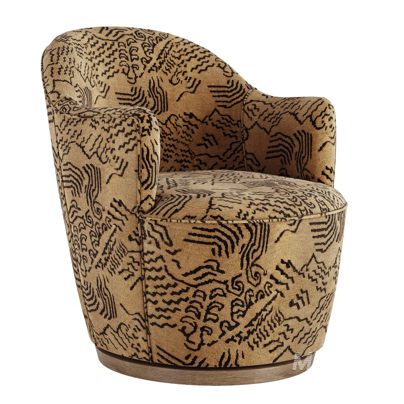 Aurora Swivel Chair-Fourhands - Image 1