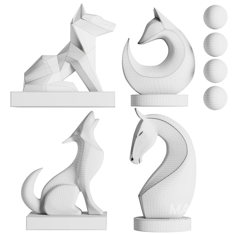 Animal Sculpture Set1 - Image 5