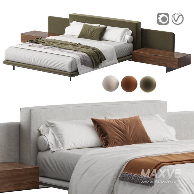 Horizonte Bed by Minotti - Image 1