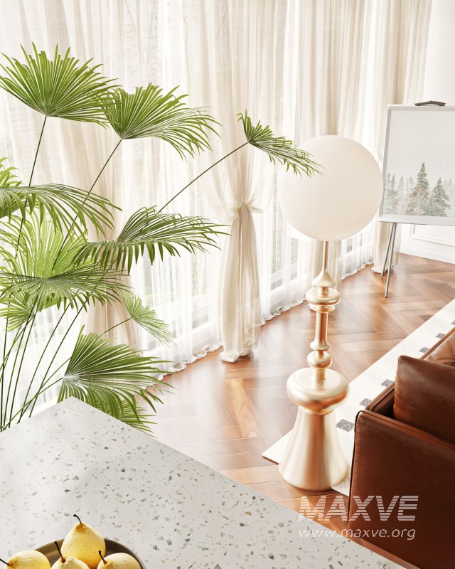 Luxurious living room and dining room - Image 5