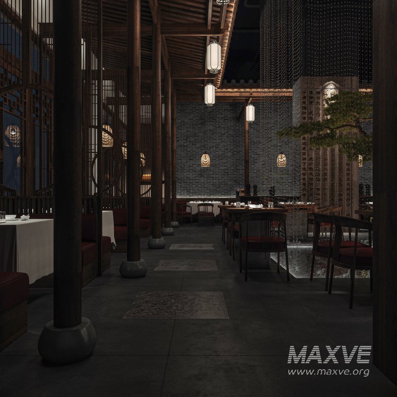 Night Chinese restaurant - Image 9