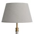 Viator Wrapped White Leather Table Lamp - Thumbnail 4