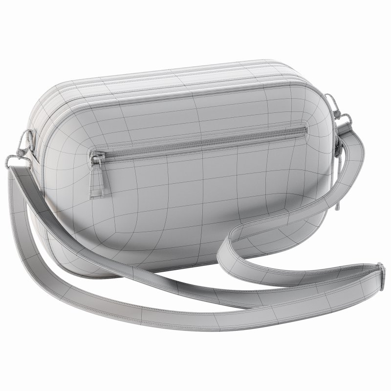 Black leather bag for women - Image 1