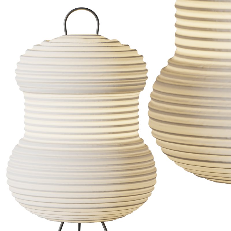 Japanese Noguchi Inspired Table Lamp - Image 6