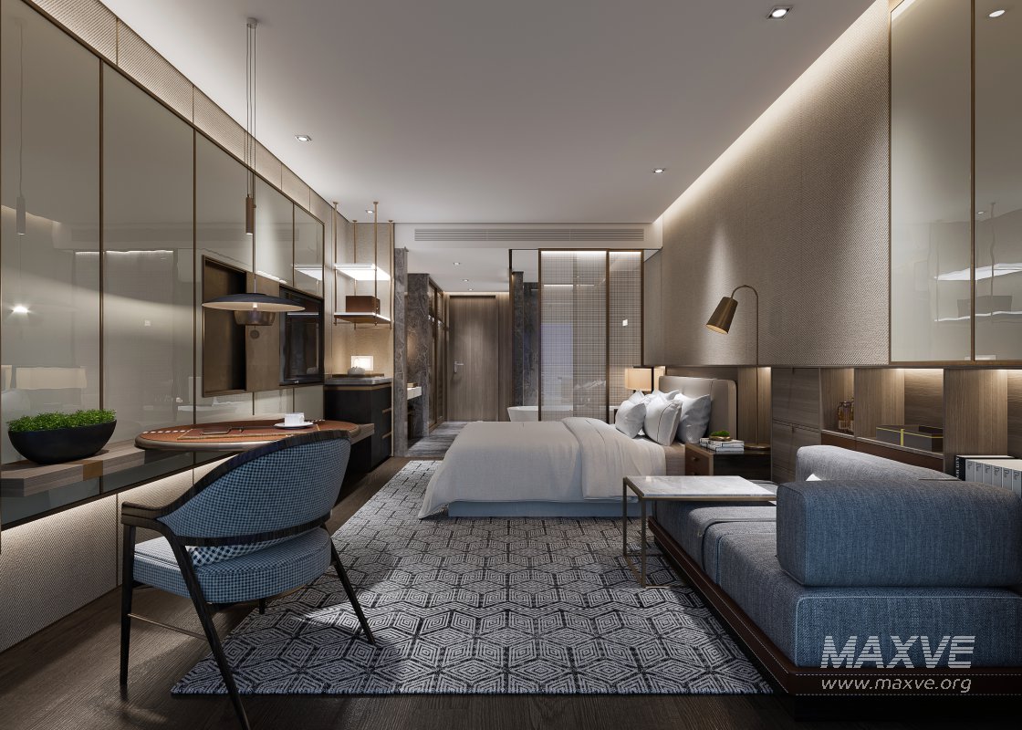 hotel bedroom - Image 2