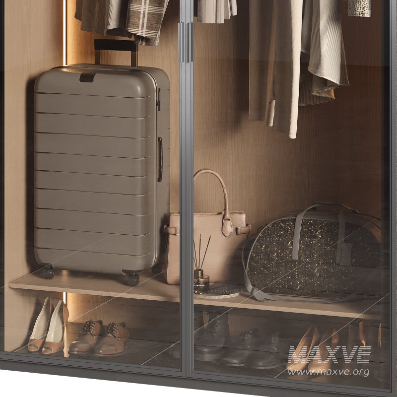 Contemporary Wardrobe Closet 05 - Image 5