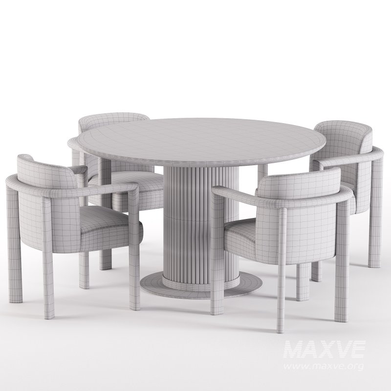 Aria Chair and Murcell Round Table - Image 3
