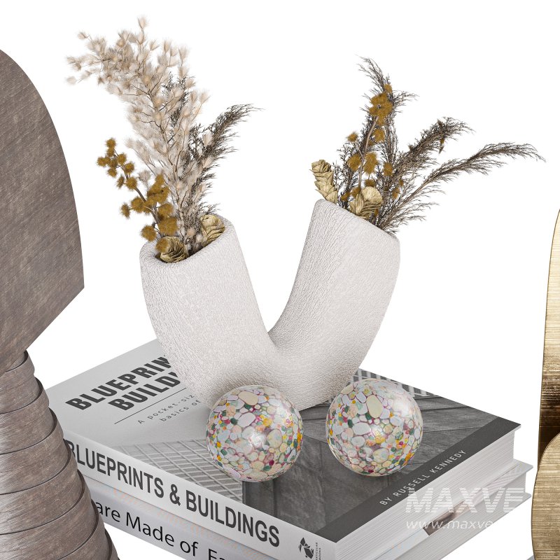 Decorative_set_with_Tortoise_Glass_Candles - Image 1