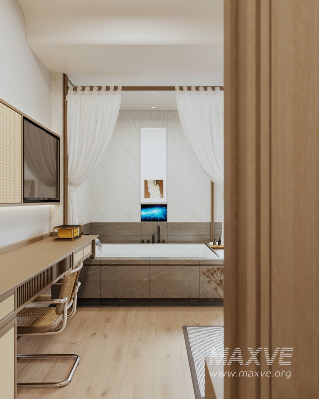 hotel bedroom - Image 9