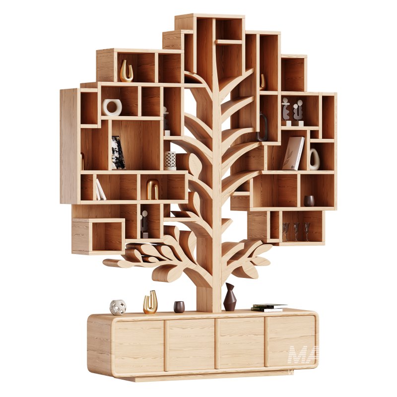 Shelf with accessories and books - Image 1