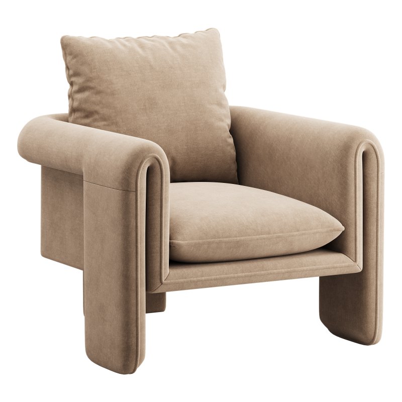 Nordic Olive Armchair - Image 3