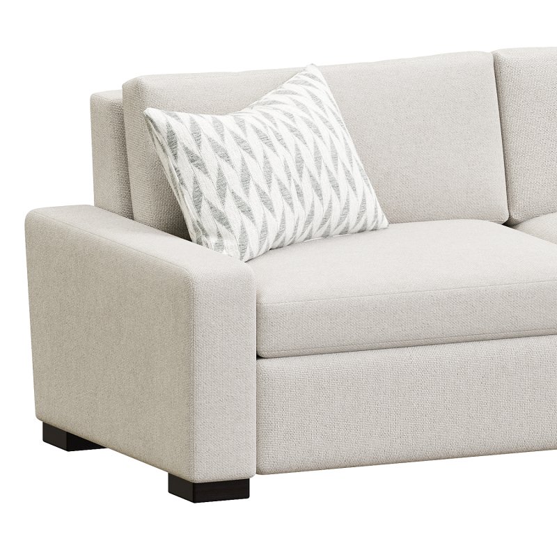 Remington Luxury King Sleeper Sofa in Wiley Parchment - Image 1