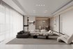 Modern living room and dining room bedroom interior scene - Thumbnail 1