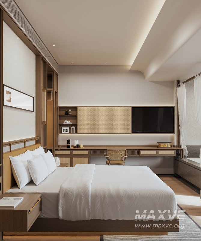 hotel bedroom - Image 13