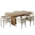 Carrie Outdoor Dining Chair and Lars Dining Table - Thumbnail 2