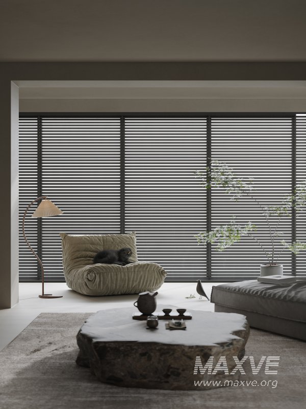 Modern living room and dining room interior scene - Image 3