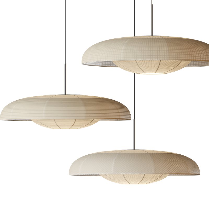 Baho Art Fabric Pendant Light Lampshade - Image 8