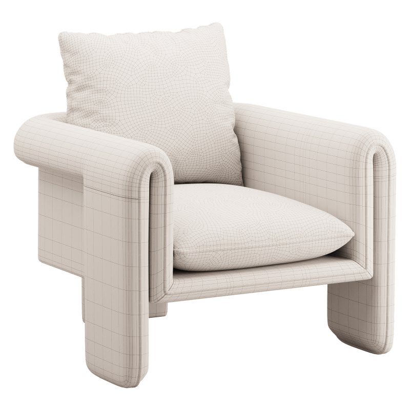Nordic Olive Armchair - Image 4