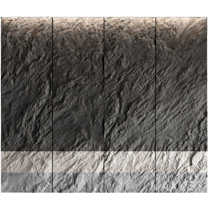 Rock Wall Set 01 - Image 2