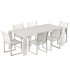Hayman Teak and Aluminum Armless Dining Chair & Table-harbour - Thumbnail 7